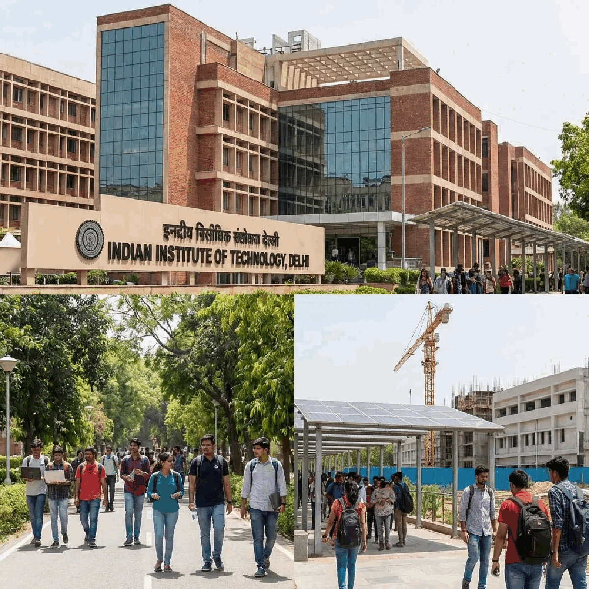 Indian engineering college campus